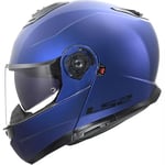 LS2, Casque Moto Modulable Strobe II Solid Matt Navy Blue, S