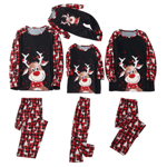 Julpyjamas Matchande familjepyjamas Print Kläder Blus Toppar och byxor Pappa Mamma Barn Pyjamas Child 10Y