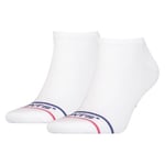 Levis Strumpor 2P Organic Cotton Ankle Sock Vit Strl 35/38