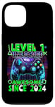 Coque pour iPhone 13 1e anniversaire Gamer 1 ans Jeu vidéo Anniversaire Gamer Garçons