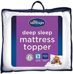 Silentnight Deep Sleep Mattress Topper, White, King