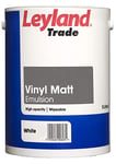 Leyland Trade Vinyl Matt Emulsion Paint - White 5L