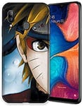 Cokitec Coque pour Samsung Galaxy A20e Manga Naruto Blanc