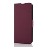 Wave Book Case suojakotelo Samsung Galaxy A05s smoky sangria