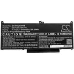 Kompatibelt med Dell Latitude 13 5300, 7.6V, 7400 mAh