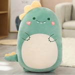 Ny 60 cm Squishmallows Plyschdjur Kawaii Mjuk Stor Kudde - Perfekt Dinosaur