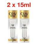 Olay Eyes Pro Retinol Eye Treatment Cream for Deep Wrinkles 2 x 15ml