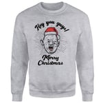 Les Goonies HO ! HO ! HO ! Vous les gars ! Pull de Noël - Gris - M - Grey