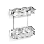 Robert Welch Burford Shower Basket Double. Made from stainless steel. EASY CLEAN.