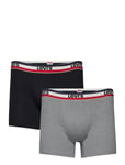 Levis Men Sprtswr Logo Boxer Brief Boxerkalsonger Multi/patterned Levi´s