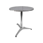 Table De Bar Ronde En Alu 60Xh70Cm