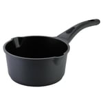 axentia 133150 Blackline Casserole, Noir Ø env.18 cm