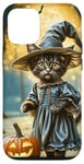 Coque pour iPhone 14 Pro Midnight Meowgic : Witchy Whiskers