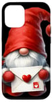 Coque pour iPhone 12/12 Pro Valentines Gnome Dad Heart Love Letter For Valentines Day