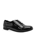 Start-Rite Girls Talent Black Patent Leather Lace Up School Shoes - Size L6 Standard fit