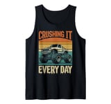 Crushing It Every Day Monster Truck Tank Top