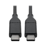 TRIPP LITE Eaton Tripp Lite Series USB-C Cable (M/M) - USB 2.0  5A (100W) Rated  6 ft. (1.83 m) - USB-kabel - 24 pin USB-C til 24 pin USB-C - 1.83 m