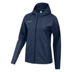 Nike Regnjakke Storm-fit Academy 25 - Navy/hvit Dame, størrelse X-Large