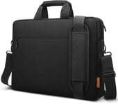 Sacoche Ordinateur Portable 15.6-16 Pouces,Imperméable Sacoche De Protection Ordinateur Portable Pour 15""-16"" Notebook Mac Pro 16/Dell/Lenovo/Acer/Hp/Msi/Asus Etc Sac À Bandoulière Serviette-Noir