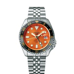 Seiko 5 Sports GMT WatchNation Exclusive Automatic Orange Dial Stainless Steel B