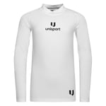 Unisport Warm Turtleneck Baselayer - Hvit Barn, størrelse 140 cm