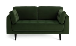 Habitat Kleo Fabric 2 Seater Sofa - Forest Green