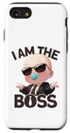 Coque pour iPhone SE (2020) / 7 / 8 Baby Boss « I Am The Boss » Like A Boss Kids