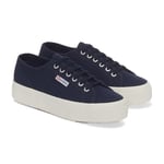 SUPERGA Unisex 2740 Platforms Oxford Flat, Navy Ivory, 4.5 UK