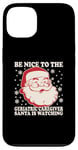 iPhone 13 Nurse Christmas Tee Be Nice To The Geriatric Care Giver Case