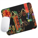 UK Seller Anti-Slip Gaming Mouse Pad Mat PC Laptop Colourful Chinese Words Cool