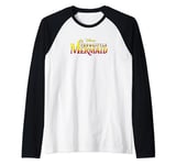 Disney The Little Mermaid Classic Logo Manche Raglan