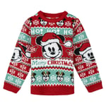 Pull Noël Mickey Souris Rouge - 5 Âge Mâle Cerdà