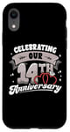 iPhone XR 14th Wedding Anniversary Celebrating 14 Years Matching Gift Case