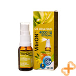 VITIRON Vitamin D3 Olive Sun Spray 4000 IU 10ml Immune System Muscle Health