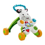 Fisher-Price Mon Trotteur Zèbre| Jouet Evolutif et Interactif Coloré, Lumineux et Musical Pour Apprendre à Marcher à Bébé | Trotteur Bébé Garçon ou Fille à Partir de 6 Mois, Version: Italien, DLD91