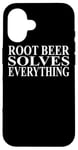 iPhone 16 Root Beer Apparel | Unique Funny Beers Lover Design Case