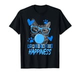 Funny Cat Lover | Pet | Kitten | My Medicine For Happiness T-Shirt