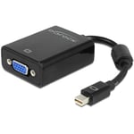 Delock Mini Displayport 1.2 til VGA - Sort