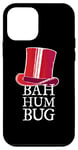 Coque pour iPhone 12 mini "Bah Humbug" est Humour de Scrooge Un Blague Anti Noël Drôle