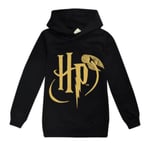 Hogwarts Harry Potter Barn Hoodie Sweatshirt Tröja black 140cm