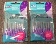 Tooth Picks Tepe Interdental Brushes PURPLE Size 6  x 10 Packs