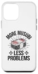 Coque pour iPhone 12 mini Plus de Musubi Moins de problèmes Hawaii Japanese Food Rice