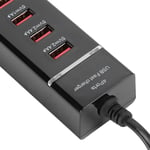 Mobile Phone Universal 3A Cable Charger Desktop Multiple 4 Ports USB EU 100‑ Set