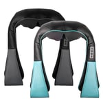 SOGA 2X Electric Kneading Back Neck Shoulder Massage Arm Body Massager Black/Blue -  - Massager580ABLK-BLU