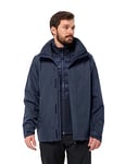 Jack Wolfskin Men's Luntal 3-in-1 Jacket M, Night Blue, S