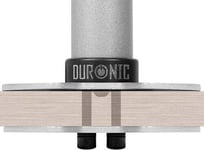 Duronic Grommet 1 [SILVER] DM-GR-01 SR | Adaptor for Fixing Monitor Arm Bracket