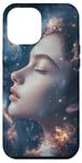 Coque pour iPhone 12 Pro Max Femmes Fantasy Art Déesse Cosmique Art Galaxie