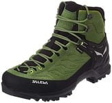 Salewa MS Mountain Trainer Mid Gore-TEX Chaussures de Randonnée Hautes, Myrtle/Fluo Green, 40 EU