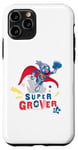 Coque pour iPhone 11 Pro Super Grover 2.0, super héros de Sesame Street