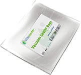 High Quality Embossed Vacuum Food Sealer Bags 20cm x 30cm (Qty 100) by Videmaster